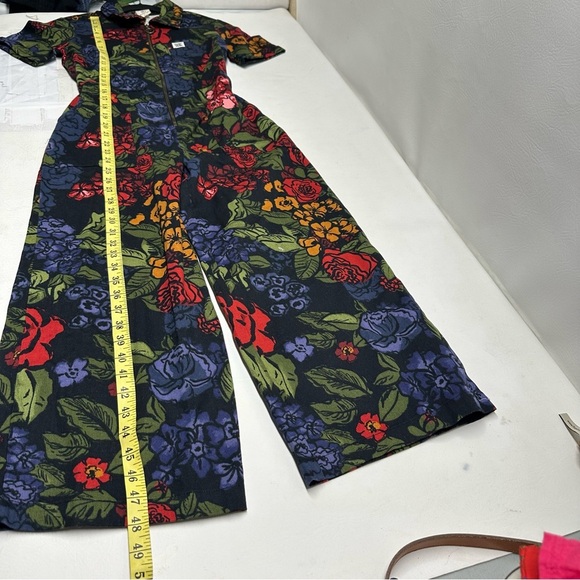 Lucy & Yak Floral Jumpsuit - Black, Red, Green - Picture 4 of 12